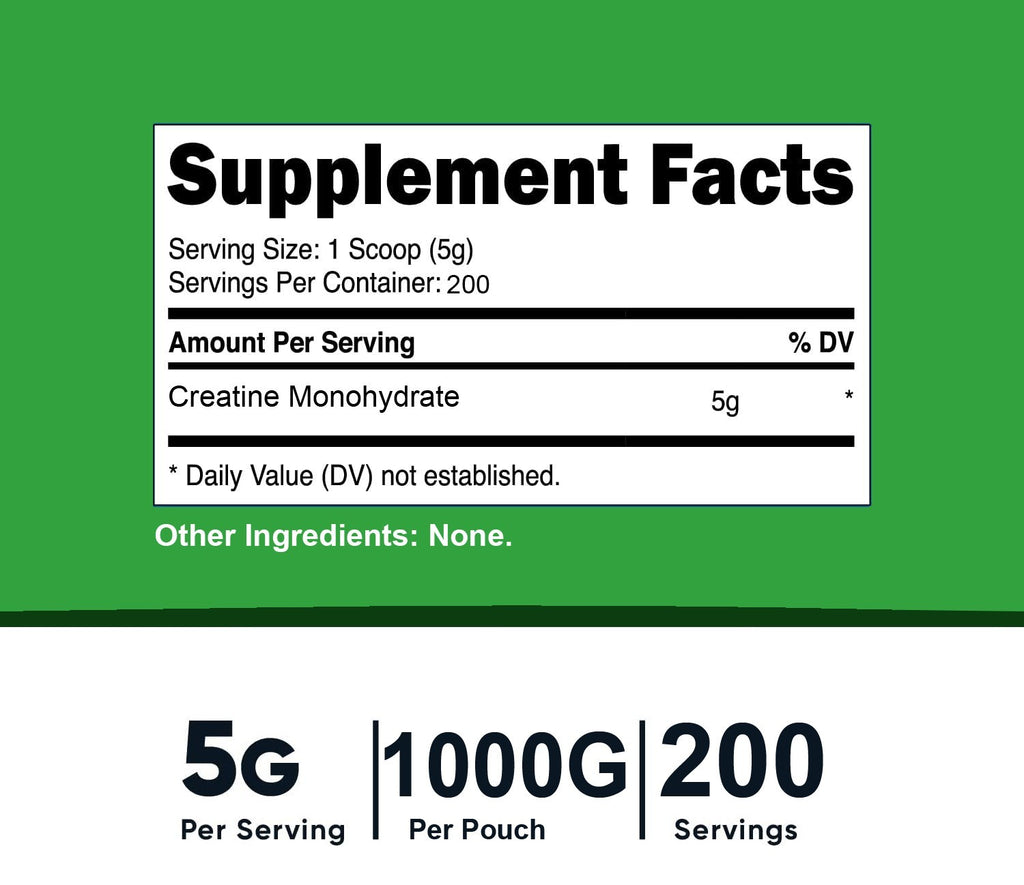Creatine Monohydrate, Micronized Creatine Mono, Pure Creatine All Size