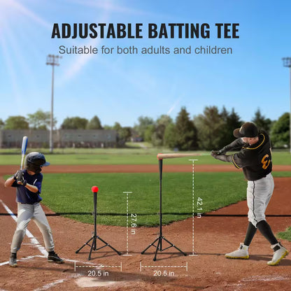 7 X 7 Ft. Baseball Softball Practice Net, Portable Baseball Training Net for Hitting Batting Catching Pitching