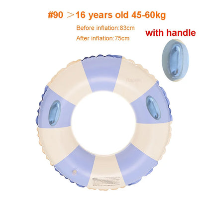 Donut Swimming Ring Inflatable Pool Float for Adult Swimming Circle Swim Tube Water Sports Swim Accessory Swim Float