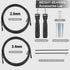 Crossfit Fitness Jump Rope Skip Speed Weighted Jump Ropes Professional Jumping Rope Set with Iron Block/Spare Rope/Tube
