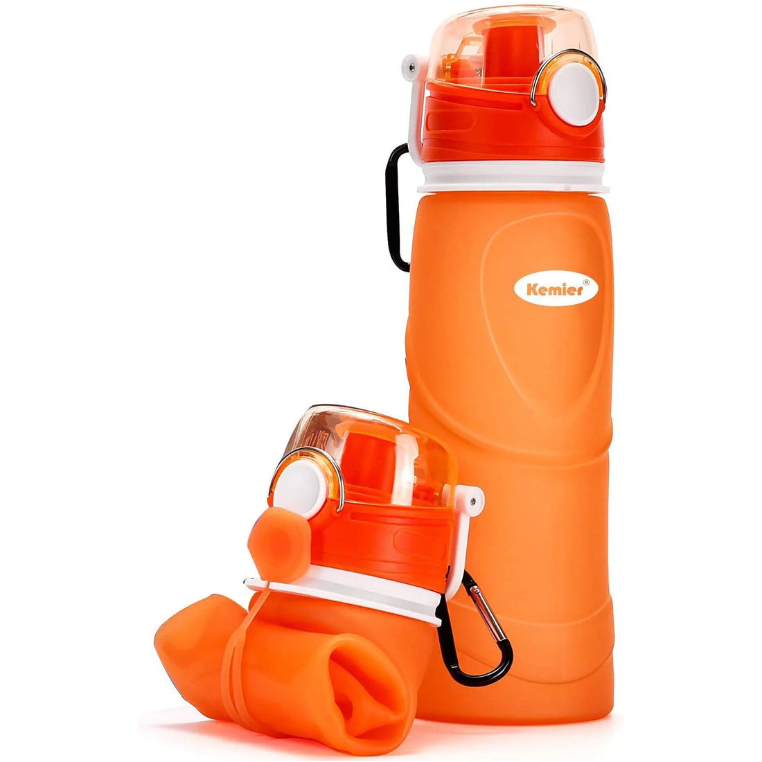 Collapsible Silicone Water Bottles-750Ml,Medical Grade,Bpa Free Travel Water Bottle Can Roll Up,26Oz,Leak Proof Foldable Sports &amp; Outdoor Water Bottles