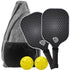 Pickleball Paddles Set-Graphite Carbon Fiber Usapa Approved Lightweight Racquets Set Indoor and Outdoor Exercise for All Ages
