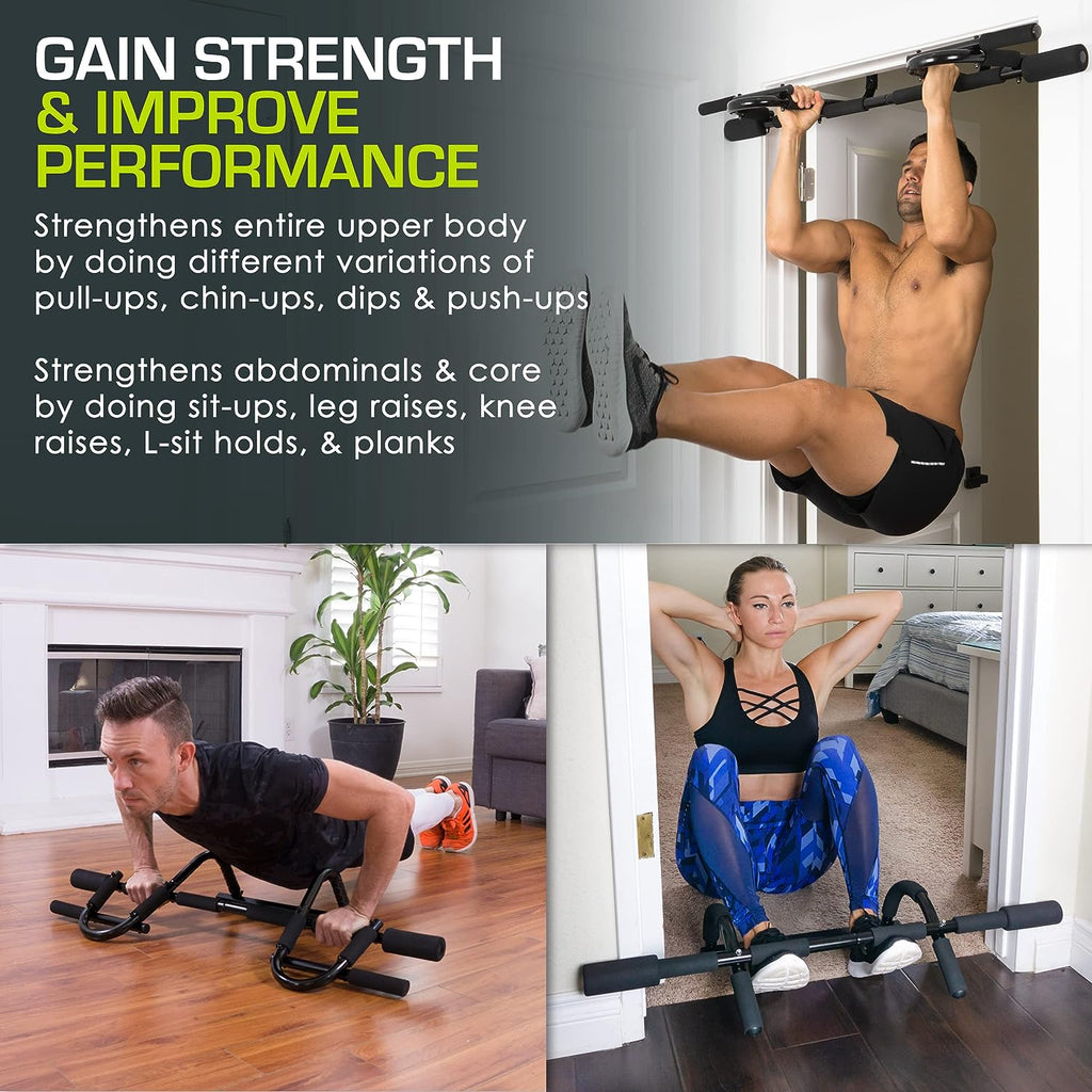 fit Pull up Bar for Multi Use Fitness & Home Gym Exercise