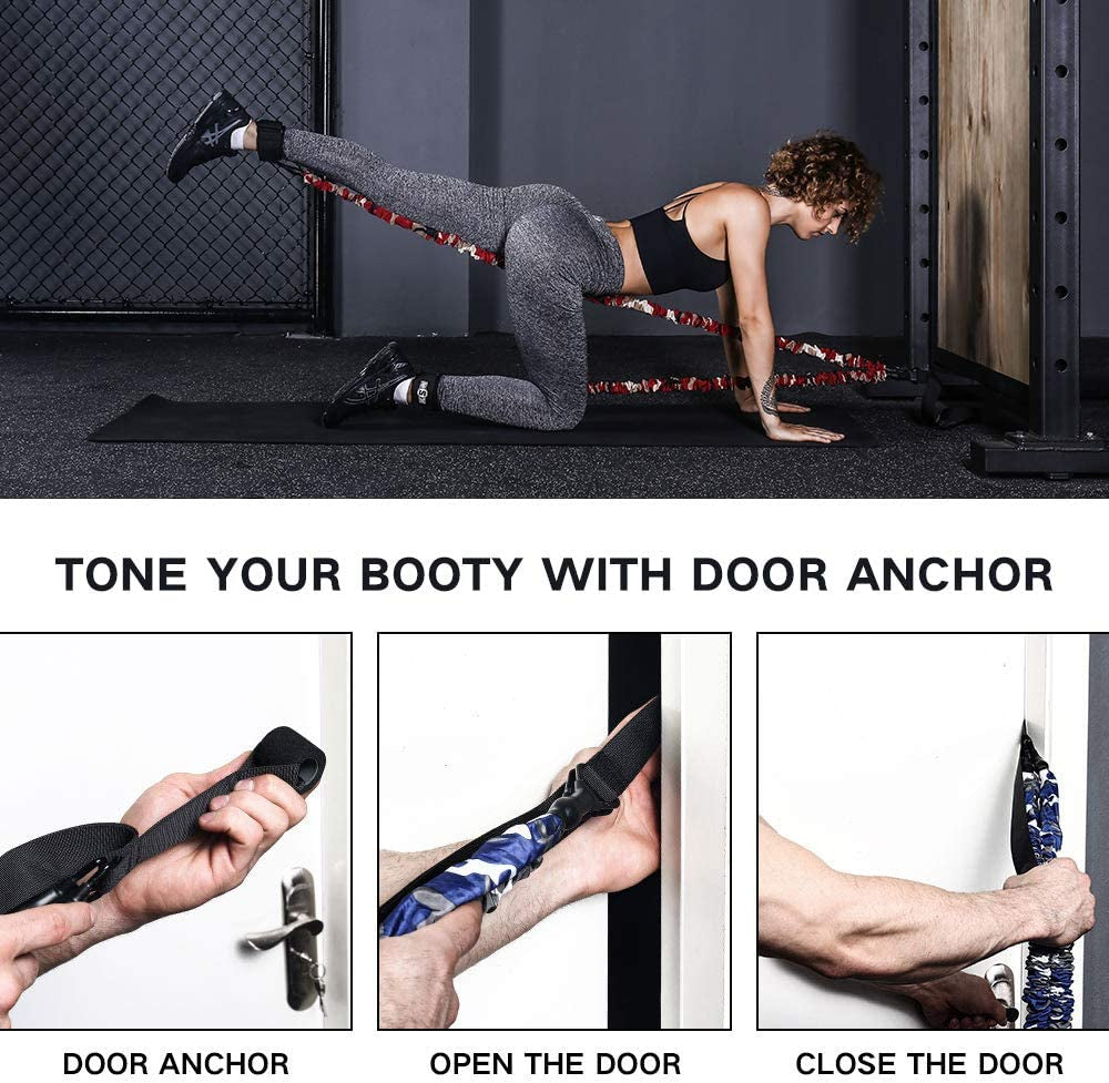 Multi-Function Resistance Bands for Working Out, Push up Exercise Bands Resistance Bands Set for Bench Press Gym Equipment, Home Workout, Travel Portabl