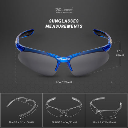 Kids Sports Sunglasses for Boys Girls Age 3-10 Baseball Softball Cycling Children Sun Glasses UV400