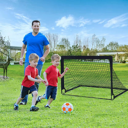 Soccer Goals for Backyard Set 2Pcs Portable Training Football Net Indoor and Outdoor Children’S Football Match Door Frame