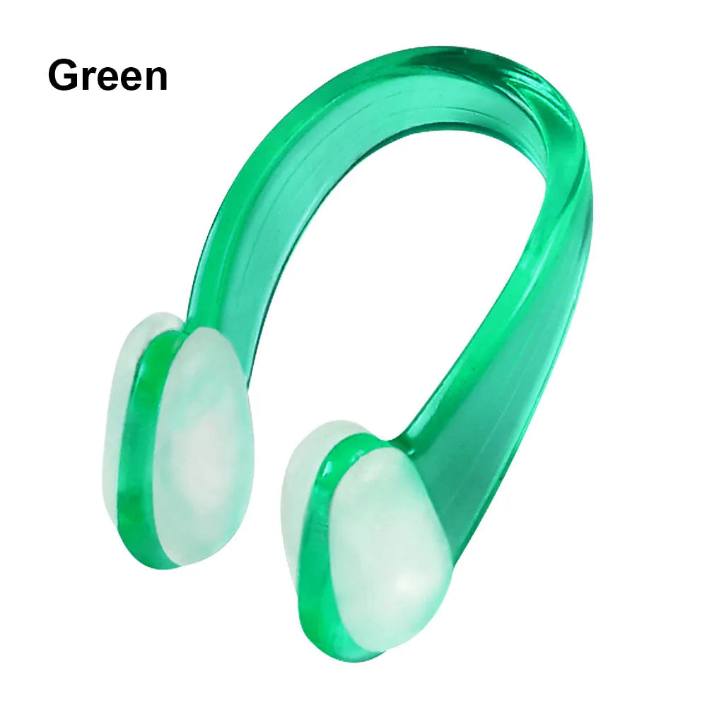 1PC Swimming Nose Clip Earplugs Suit Swim Earplugs Small Size for Adult Children Waterproof Soft Silicone Nose Clip