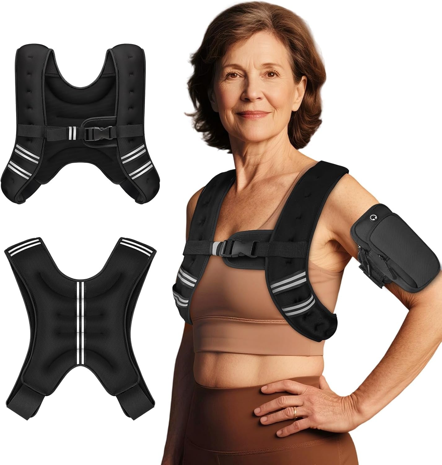 Weighted Vest for Women Men, 8Lb/12Lb/16Lb/