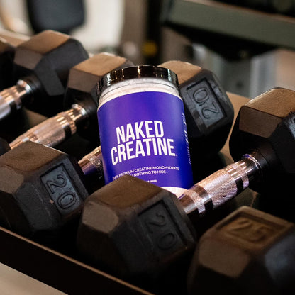 Naked Creatine Monohydrate, Unflavored Micronized Creatine Powder Supplement, 1KG 200 Servings