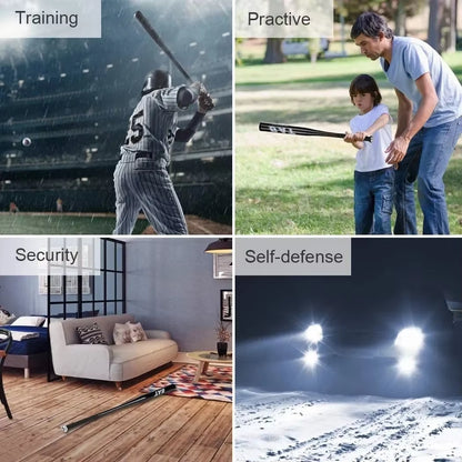 51Cm Outdoor Sports Training Aluminum Alloy Thick Baseball Bat Youth Home Use Baseball Bat Defense Portable Self-Defense