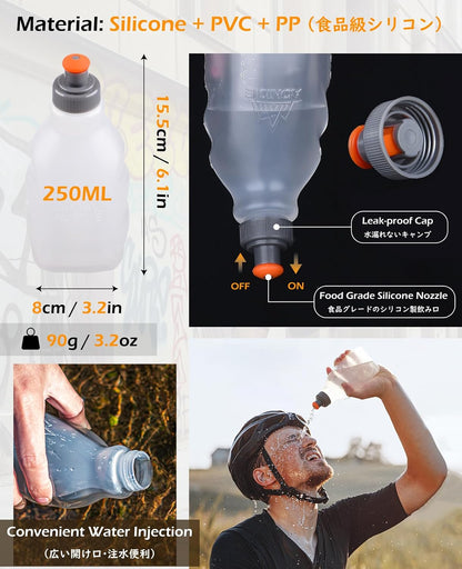Running Vest Hydration Pack Backpack for Men &amp; Women, Lightweight Trail Marathon Run Race Vest for Cycling Jogging