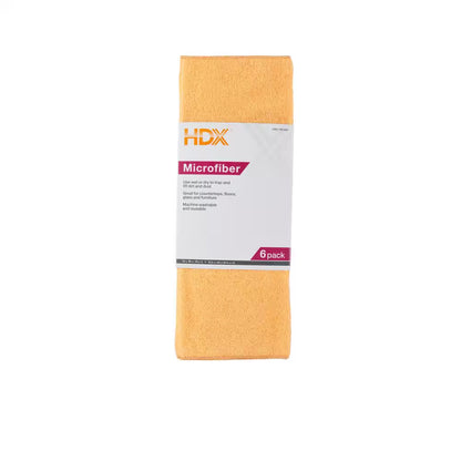 16 In. X 16 In. Multi-Purpose Microfiber Towel (6-Pack)