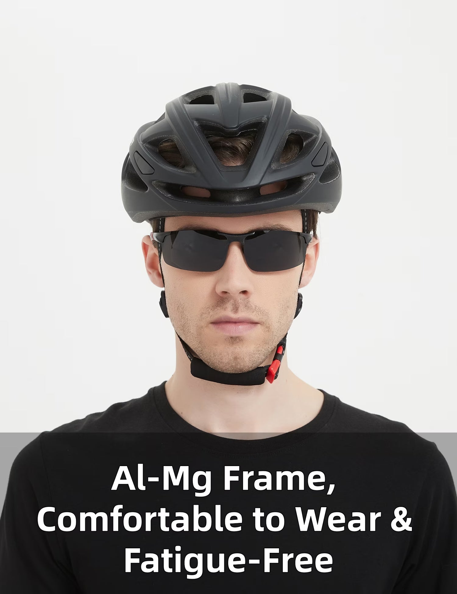 Mens Driving Sunglasses Polarized Sports Sunglasses Al-Mg Metal Frame Cycling Fishing Golf Goggles