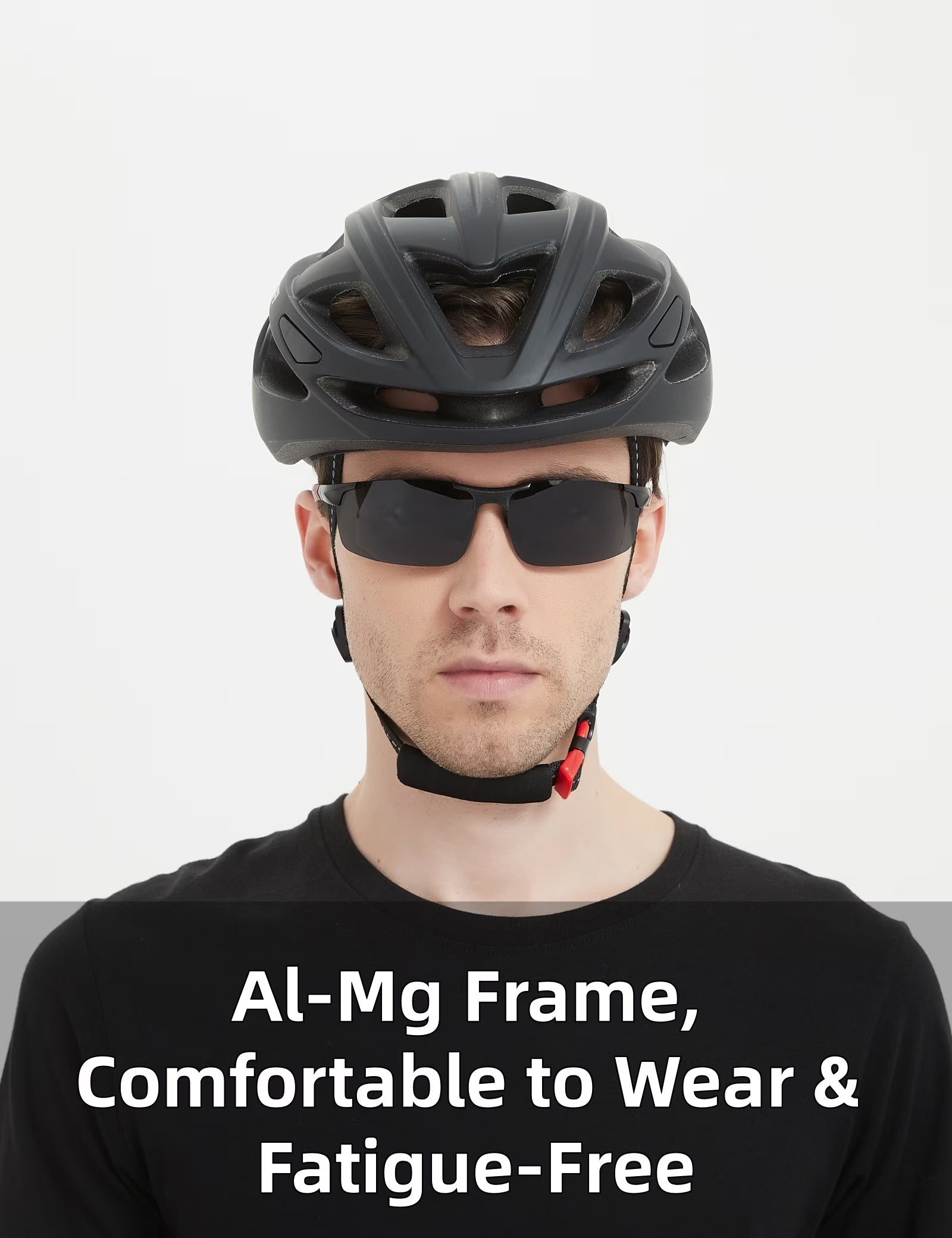 Mens Driving Sunglasses Polarized Sports Sunglasses Al-Mg Metal Frame Cycling Fishing Golf Goggles