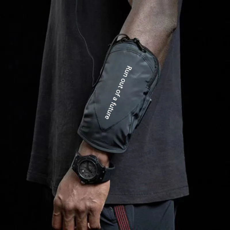 Waterproof Running Arm Bag for Men and Women - Sports Mobile Phone Sleeve with Wrist Strap - Securely Holds Your Phone during Ou