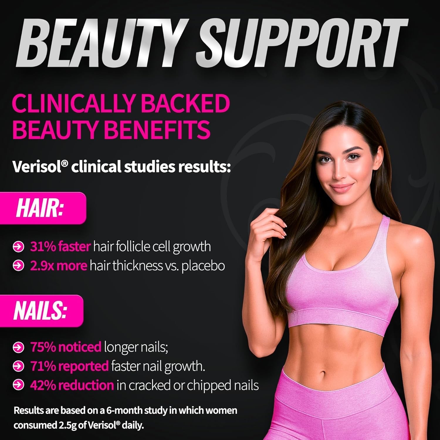 Creatine for Women - Booty Builder Supplement with Collagen &amp; BCAA - Supports Gl