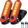 USB-C Rechargeable Bike Tail Light for Night Riding, 120LM Super Bright LED Bicycle Rear Light 4 Light Modes, IPX5 Waterproof Cycling Safety Flashlight for Men Women Road Mountain