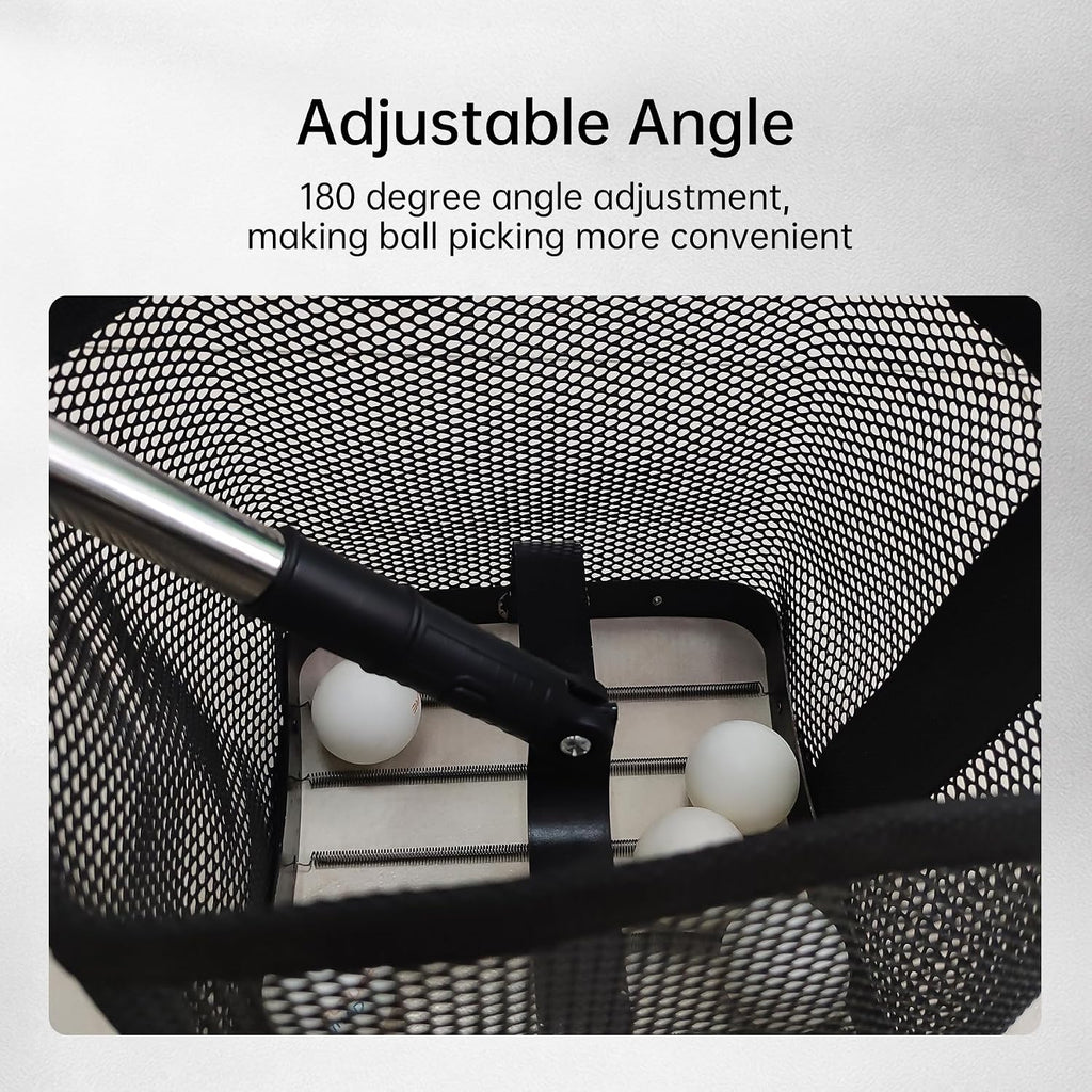 Table Tennis Ball Picker Retractable Ping Pong Ball Collector-Can Store 150+ Balls