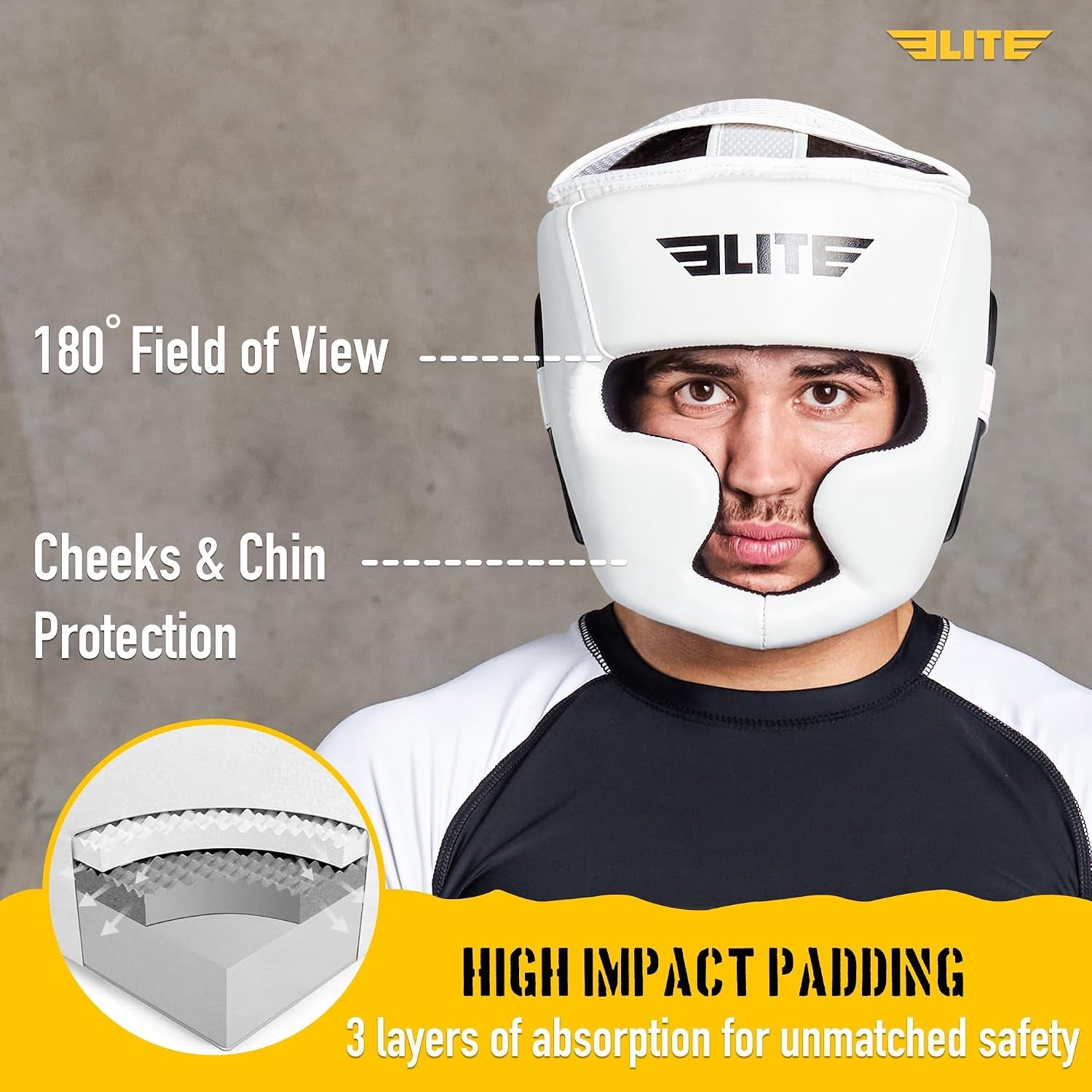 Boxing Headgear Men, Boxing Head Guard Sparring Gear, MMA Headgear Kickboxing Muay Thai Training Helmet, Protective Fighting Gear, Adjustable Face Protection