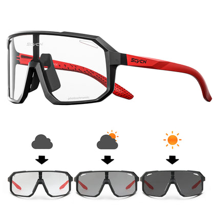 Photochromic Cycling Glasses UV400 Cycling Sunglasses Outdoor Bicycle Sunglasses Bike Goggles Sports MTB Ride Eyewear