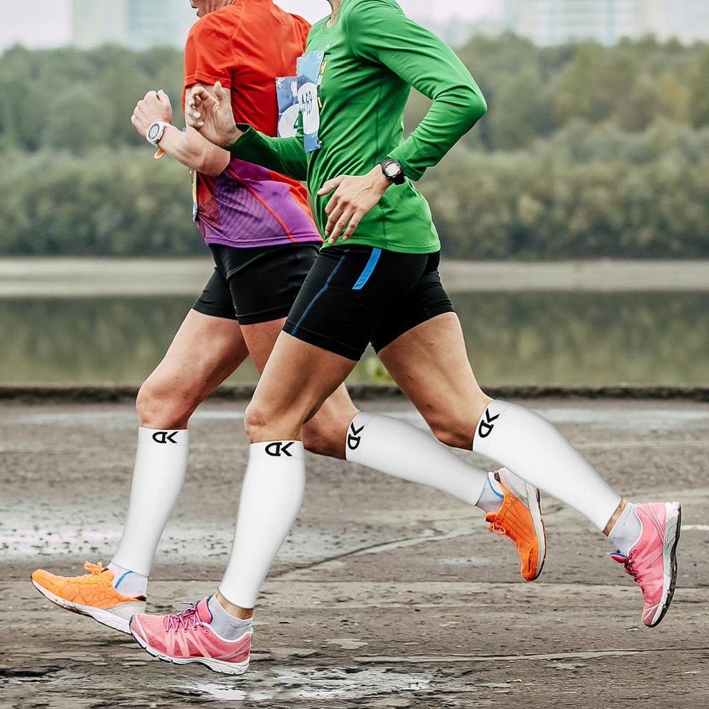 Calf Compression Sleeve for Women & Men Circulation (3 Pairs) 15-20 Mmhg Is Best Support for Running Cycling
