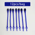 12Pcs Stretch Silicone Shoelaces No Tie Shoe Laces Elastic Laces Sneakers Adults Kids Lazy Shoelace for Shoes Rubber Zapatillas