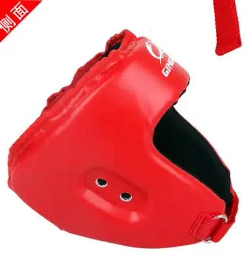 Blue Red Black MMA Helmet Adult Male Female Fighting Muay Thai Kick Boxing Training Helmet Safety Headgear Sanda Protector Guard