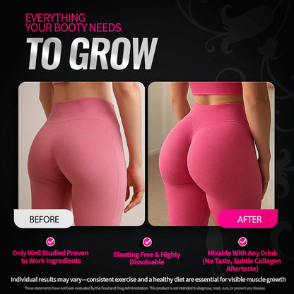 Creatine for Women - Booty Builder Supplement with Collagen &amp; BCAA - Supports Gl