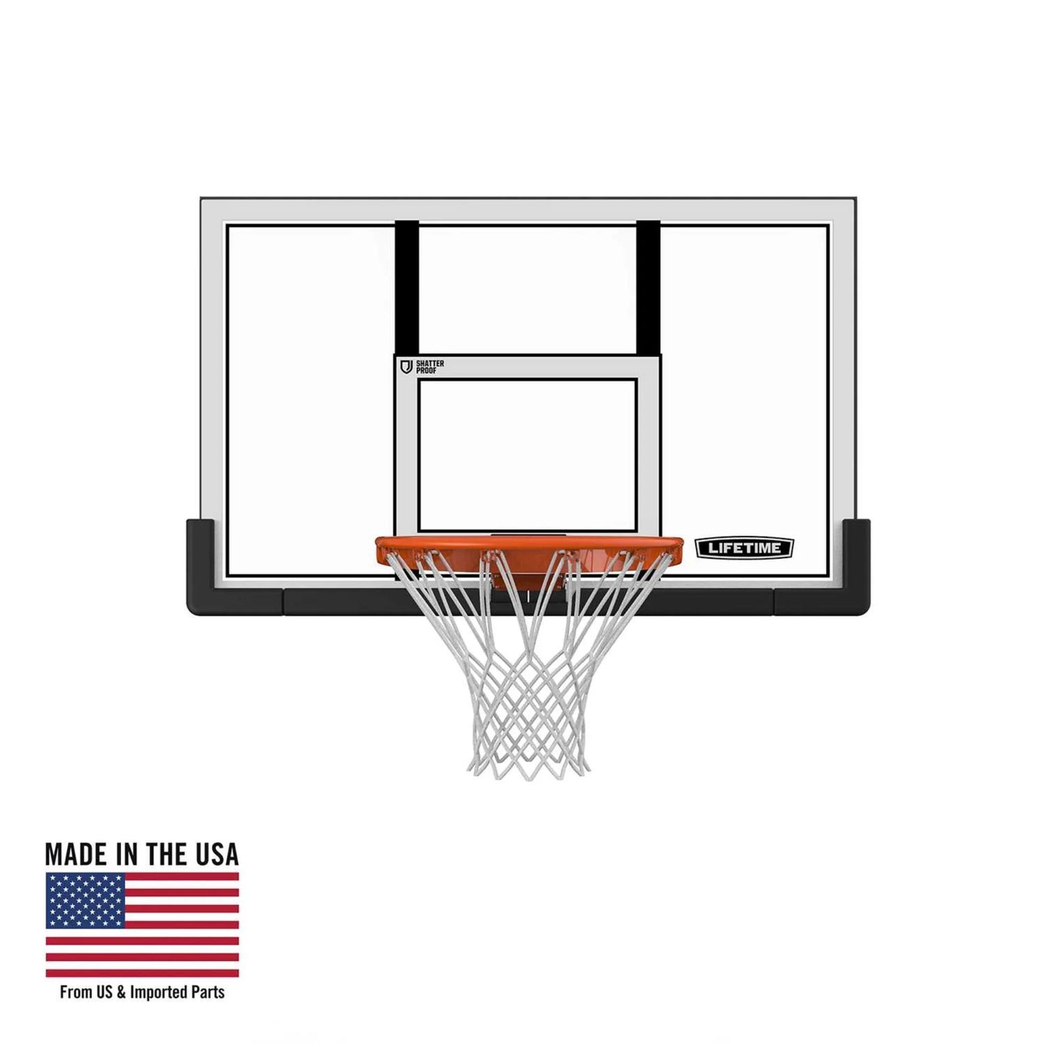 New Basketball Backboard and Rim Combo (48 Inch Polycarbonate) - 73729