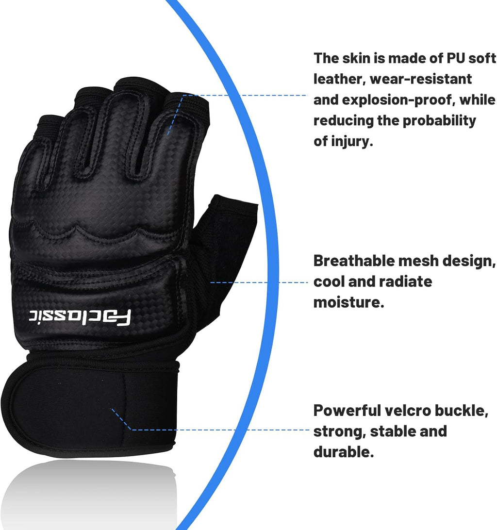 Kickboxing Sparring Gloves MMA Gloves Boxing Gloves for Men Women Kids Half Finger Punching Bag Gloves Fighting Gloves for Men Women Boxing Training