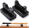 Baseball Bat Display Stand, Black Desktop Horizontal Holder | Stable Desktop Display Design | No Wall Installation Required | Showcases Baseball Bats in Homes, Offices or Display Areas