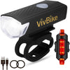 Vivbike Rechargeable Bike Light – LED Bicycle Headlight, USB-C Charging, Waterproof, Multiple Lighting Modes