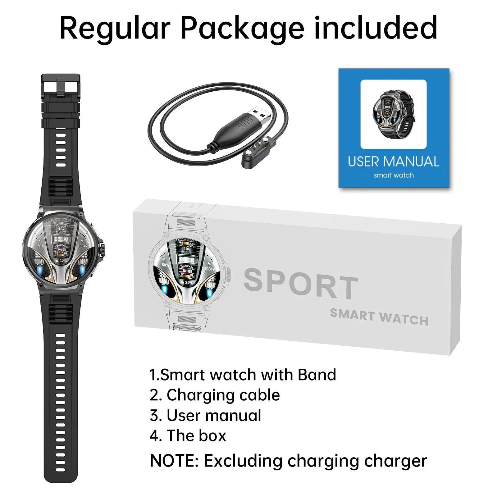 Multifunctional Smart Watch, Smartwatch with Calls, Fashion Digital Watch with Answer/Make Calls &amp; 100+ Sport Modes, Waterproof Sports Watch for Women &amp; Men