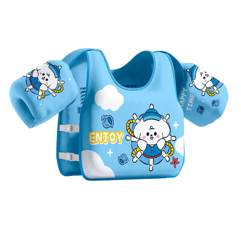 No Inflation Swim Vest Buoyancy Vest Swimming Ring Tube Swim Accessory for Water Sports Swimming Arm Ring Swim Pool Float
