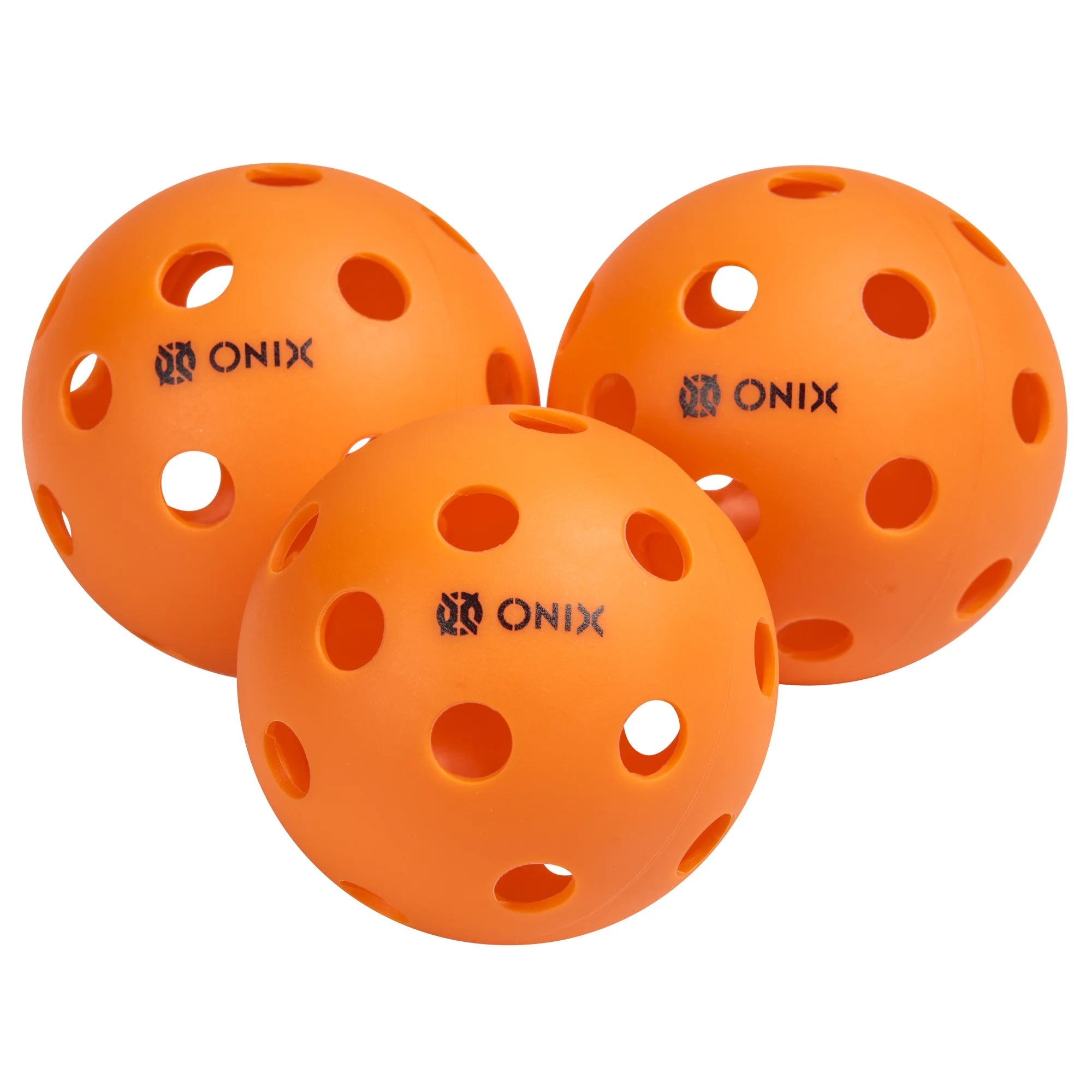 (5 Pack) Recruit by  Pickleball Pure Indoor Balls (Orange, 3-Pack), New, 2.5 Lb