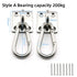Stainless Steel Suspension Bracket Hammock Mount Ceiling Hook Anchor Hanger for Gym Training Aerial Yoga Sex Swing Hanging Kit