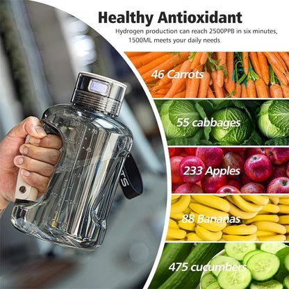 Hydrogen Water Bottle Hydrogen Rich Portable Sports Water Bottles Rich Molecular Hydrogen Water Generator Drinking Utensil Gift
