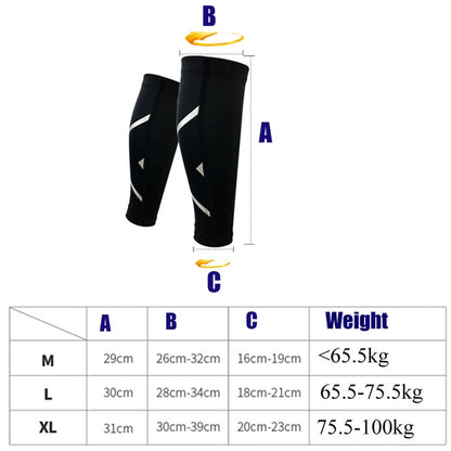 1Pcs Calf Compression Sleeves, Leg Compression Sock for Runner, Shin Splint, Varicose Vein &amp; Calf Pain Relief, Calf Guard Sports