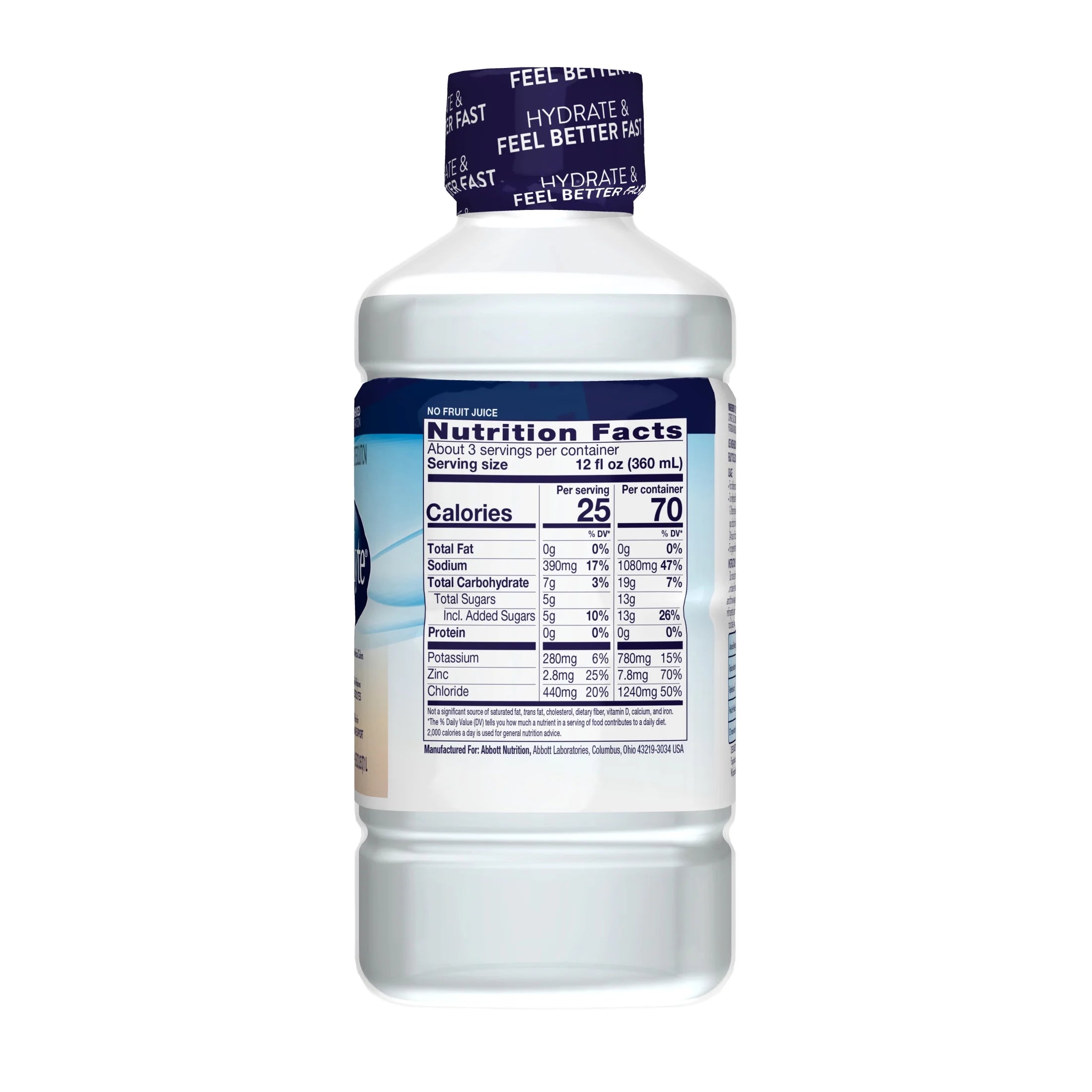 (6 Pack)  Electrolyte Drink, Coconut Burst, 1 Liter