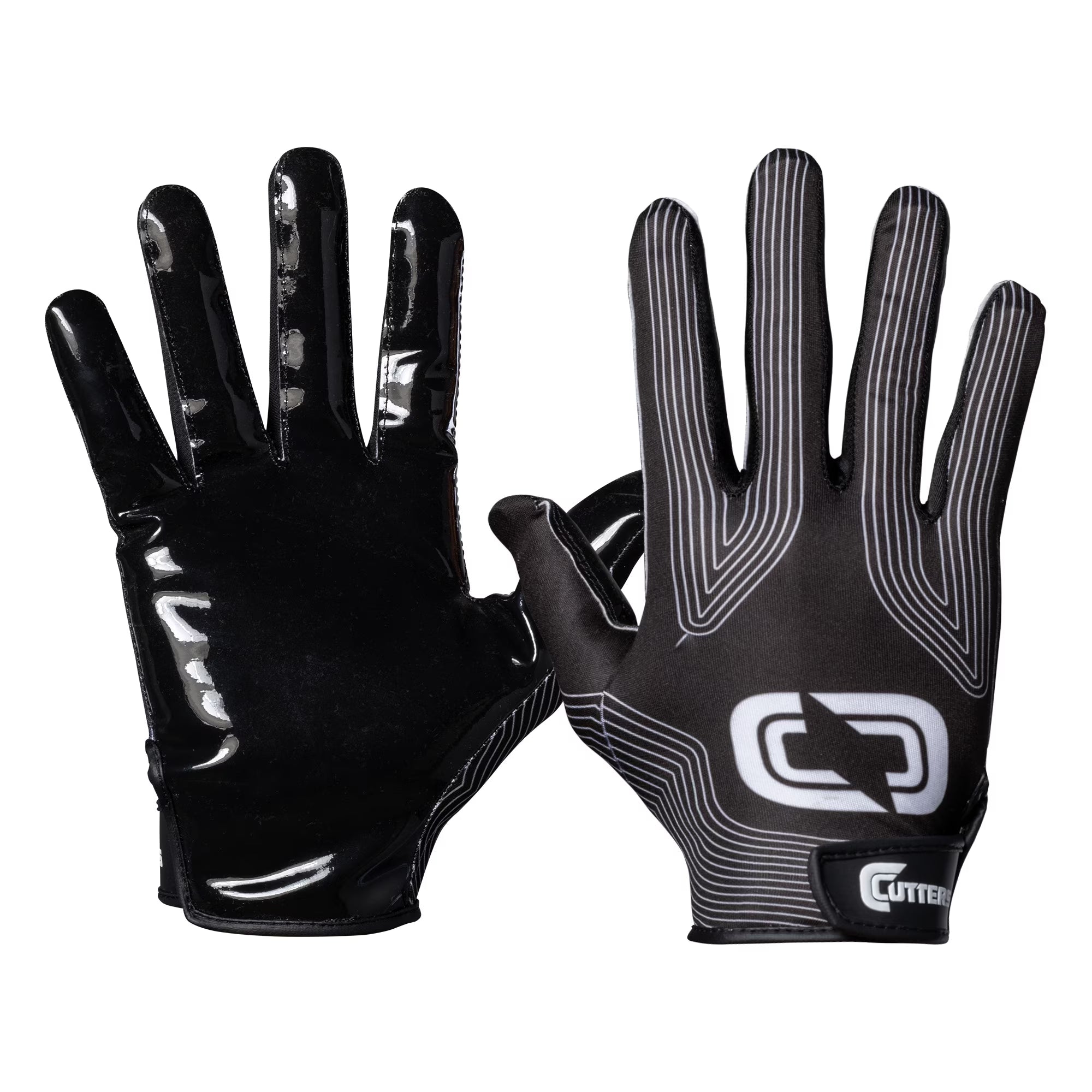 | Epic Football Receiver Gloves with Silicone Grip | Youth | Small/Medium | Black