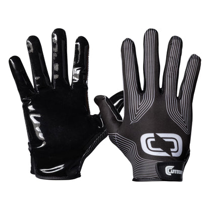 | Epic Football Receiver Gloves with Silicone Grip | Youth | Small/Medium | Black