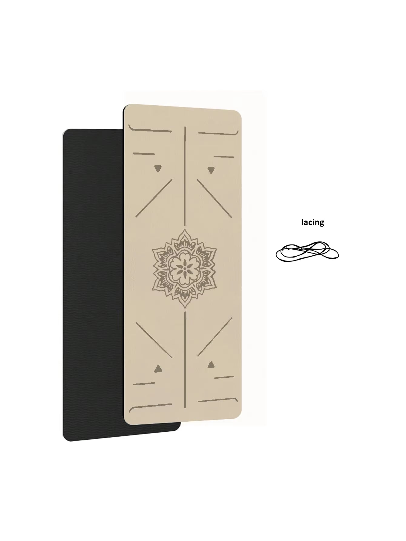 Anti-Slip Yoga MATS, Pilates Fitness MATS, Eco-Friendly, Women&