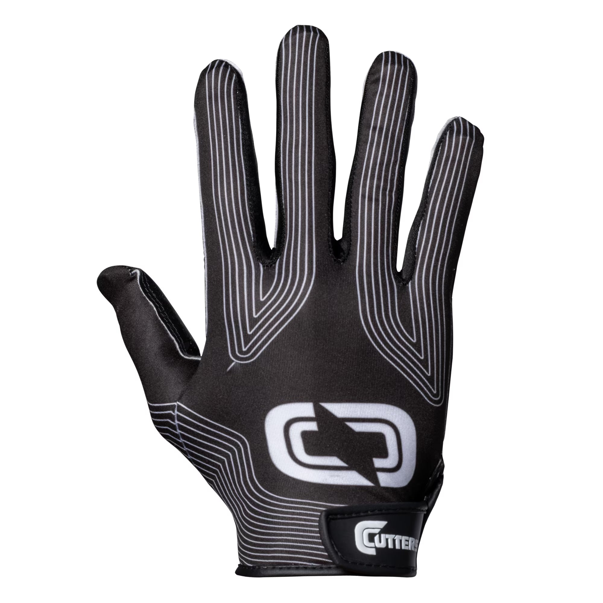 | Epic Football Receiver Gloves with Silicone Grip | Youth | Small/Medium | Black