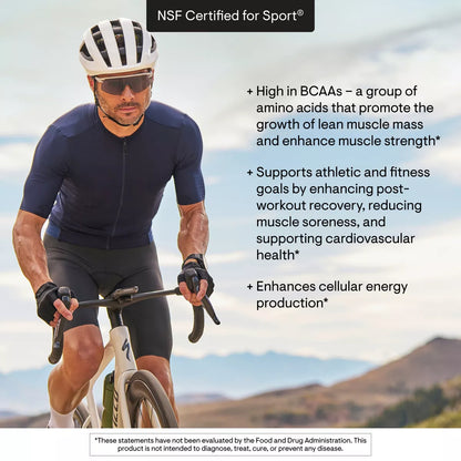 THORNE - Amino Complex - EAA and BCAA Powder - Promotes Lean Muscle Mass &amp; Exercise Recovery* - NSF Certified for Sport - 30 Servings - 8.0 Oz - Berry