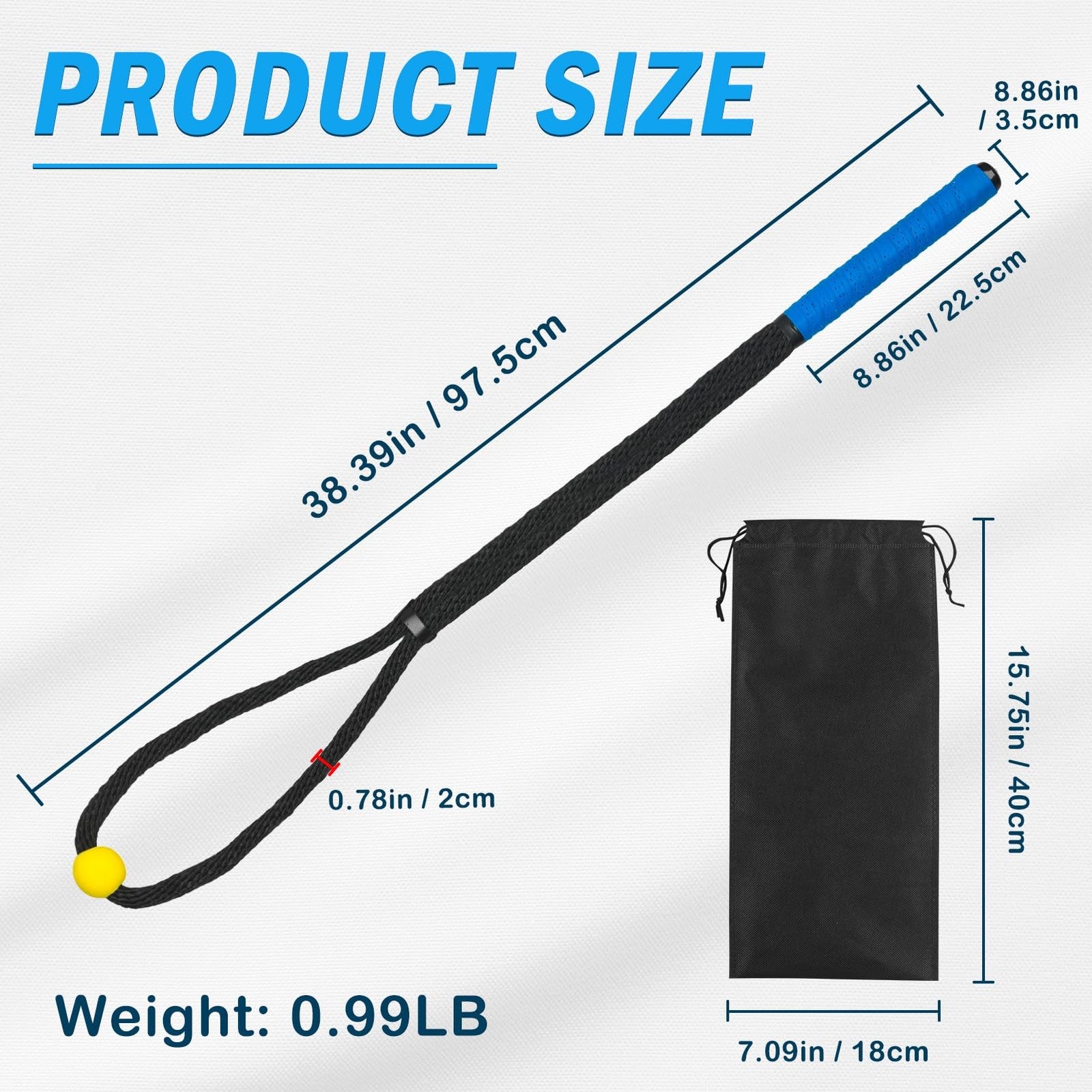 Heavier Premium Golf Rope Swing Trainer, Professional Golf Swing Rope Trainin...