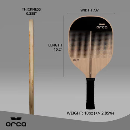 Alto 4-Pack Pickleball Paddle Wood Core Sports Series Set with Travel Bag and Indoor Balls