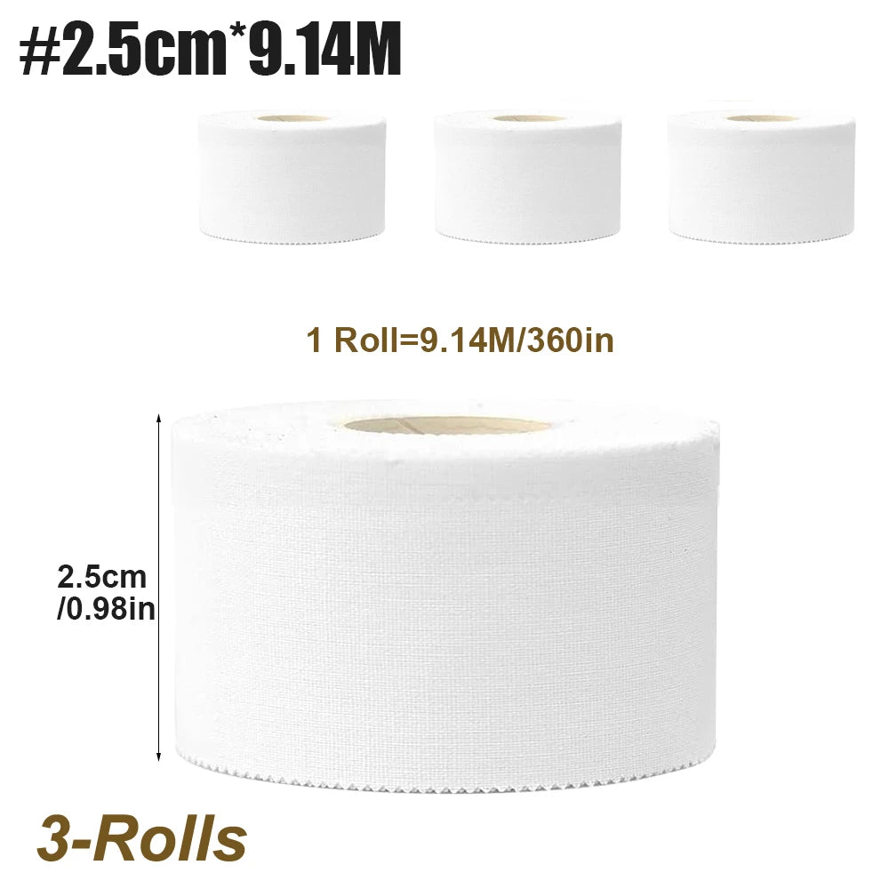 3-Rolls Foam Sport Underwrap Athletic Foam Tape Sports Pre Wrap Athletic Tape for Ankles Wrists Hands and Knees