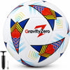 Size 5 Soccer Ball—Sgs Lab-Tested Pro Match Grade with Pump & Needles | Seamless Waterproof TPU Leather, 0.86% Sphericity, 2.3% Air Loss, Indoor Outdoor Match Training for Adults & Youths
