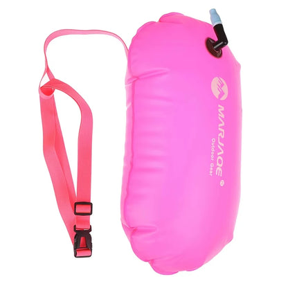 Swimming Pool Buoy Tow Floats Inflatable Life Saving Swim Buoy PVC Inflated Air Drying Bag Drift Bag Pool Accessory Open Water