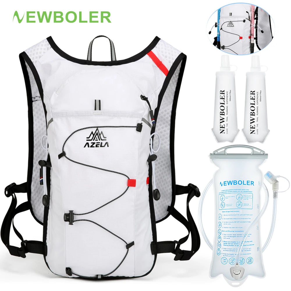 Breathable Hydration Vest Trail Running Backpacks Lightweight Cycling Run Jogging Marathon Backpack Riding Climbing Bag